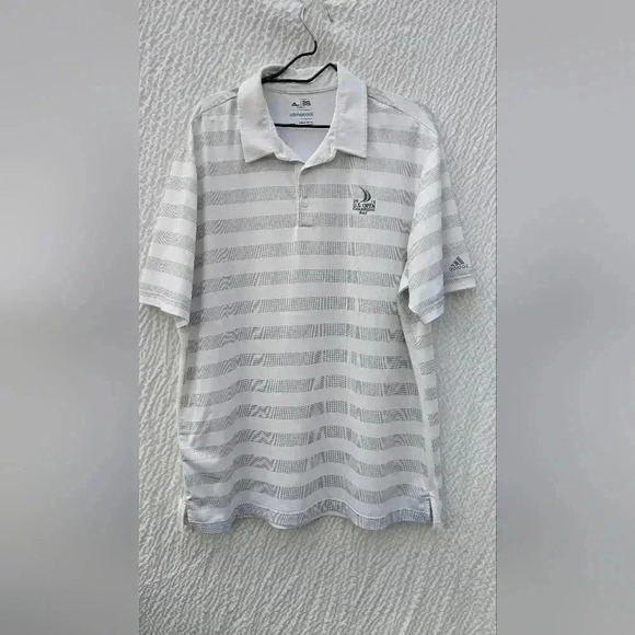 Adidas Men's Climacool Gradient Stripe 2015 U.S. Opening Golf Polo Shirt XL - Picture 1 of 5